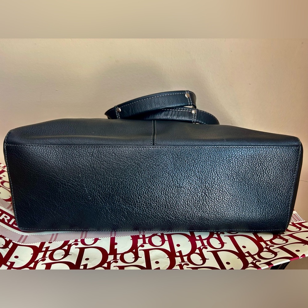 Coach Black Leather Business Tote - Picture 5 of 10
